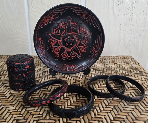 Chinese cinnabar small black - cinnabar,